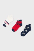 Mayoral skarpetki dziecięce 3-pack kolor niebieski 10183