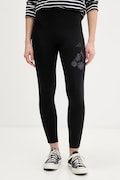 adidas legginsy damskie kolor czarny z nadrukiem KF0039