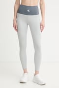 Calvin Klein Performance legginsy damskie szare high waist LVGWS6L604