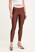 Just Cavalli legginsy damskie brązowe high waist 80PAC100 J0108