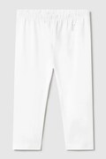 Mayoral legginsy niemowlęce kolor biały gładkie 703