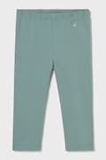 Mayoral legginsy niemowlęce kolor zielony gładkie 703