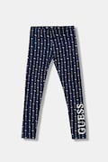 Guess legginsy dziecięce kolor granatowy wzorzyste J6RB07 J1314