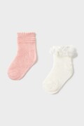 Mayoral skarpetki dziecięce 2-pack kolor różowy 10140