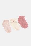Mayoral skarpetki dziecięce 3-pack kolor różowy 10141