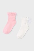 Детски чорапи Mayoral (2 чифта) в розово 10184
