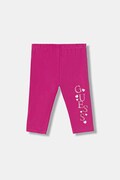 Guess legginsy dziecięce kolor różowy z nadrukiem K6GB01 J1314