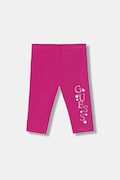 Guess legginsy dziecięce kolor różowy z nadrukiem K6GB01 J1314