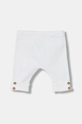 United Colors of Benetton legginsy niemowlęce bawełniane z elastanem beżowe 3F1EAF02L