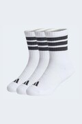 Дитячі шкарпетки з бавовною adidas Performance 3-pack колір білий JZ0531