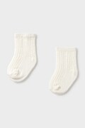 Mayoral Newborn skarpetki dziecięce 2-pack kolor beżowy 9050