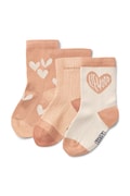 Detské ponožky Liewood Silas Socks 3-Pack béžová farba, LW20742