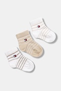 Tommy Hilfiger skarpetki dziecięce 3-pack kolor beżowy 701238521