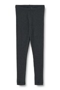 Wheat legginsy dziecięce z dodatkiem wełny kolor granatowy gładkie 0855k-781