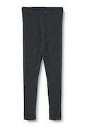 Wheat legginsy dziecięce z dodatkiem wełny kolor granatowy gładkie 0855k-781