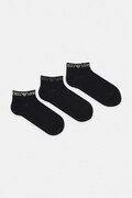 Ponožky Emporio Armani Underwear 3-pack černá barva, EM000550 AF20083