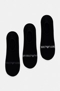 Ponožky Emporio Armani Underwear 3-pack černá barva, EM000548 AF20083