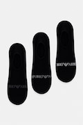 Ponožky Emporio Armani Underwear 3-pack černá barva, EM000548 AF20083
