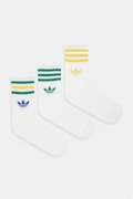 adidas Originals skarpetki 3-pack kolor beżowy KD8250