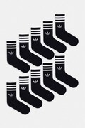Ponožky adidas Originals 10-pack černá barva, KG5754