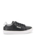 BOSS маратонки за деца от кожа черни J53248