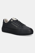 Tommy Hilfiger trampki TH PLATFORM SNEAKER TUMBLED LTR damskie kolor czarny FW0FW09018