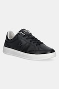 Δερμάτινα αθλητικά παπούτσια Tommy Hilfiger TH HERITAGE COURT SNEAKER LTR χρώμα: μαύρο, FW0FW09028