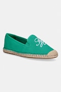 Tommy Hilfiger espadryle damskie TH SCRIPT SUMMER ESPADRILLE zielone FW0FW09240