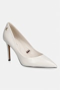 Tommy Hilfiger Lodičky kožené ESSENTIAL POINTED PUMP bílé FW0FW09362