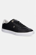 Tommy Hilfiger TH CHIC LOW PROFILE VULC tenisky ženské kožené černé nízké FW0FW09104