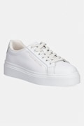 Tommy Hilfiger TH CHIC CUPSOLE PLATFORM sneakersy damskie skórzane białe FW0FW09107