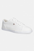 Tommy Hilfiger dámske plátenné tenisky TH LOW PROFILE VULC CANVAS biela farba FW0FW09102
