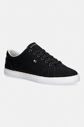 Tommy Hilfiger TH LOW PROFILE VULC CANVAS tenisówki damskie czarne niskie FW0FW09102