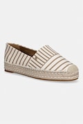 Tommy Hilfiger espadryle damskie TH PLATFORM ESPADRILLE STRIPES beżowe FW0FW09143