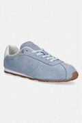 Tommy Hilfiger TH BELLA LOW RUNNER SUEDE sneakersy damskie zamszowe niebieskie FW0FW09189