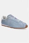 Tommy Hilfiger TH BELLA LOW RUNNER SUEDE sneakers da donna in scamoscio blu FW0FW09189