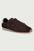 Tommy Hilfiger TH BELLA LOW RUNNER SUEDE sneakersy damskie zamszowe brązowe FW0FW09189
