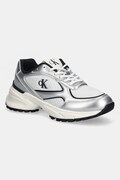 Calvin Klein sneakersy HIKE RUNNER LACE UP MESH MIX MET damskie kolor szary YW0YW02063