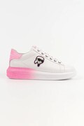 Karl Lagerfeld sneakersy skórzane KAPRI damskie kolor biały KL62530F