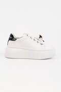 Kožené tenisky Karl Lagerfeld KREEPER LO biela farba, KL42336T
