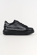 Karl Lagerfeld sneakersy skórzane KAPRI damskie kolor czarny KL62556