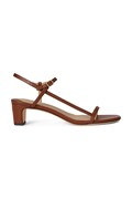 Kožené sandále Lauren Ralph Lauren Laine Md Hl hnedá farba, 802P00097002