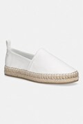 Calvin Klein espadrilky dámske OBLIQUE ESPADRILLE CANVAS biele HW0HW02931