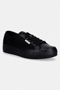 Calvin Klein VULC FLATF LACE UP LIN MESH sneakersy damskie czarne HW0HW02971