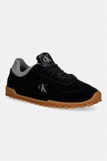 Calvin Klein LOW PROFILE RUN MG SUE DB LACES sneakersy damskie czarne HW0HW03150