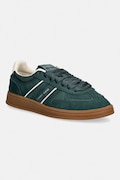 Tommy Jeans sneakersy zamszowe THE GREENWICH EDGE SUEDE damskie kolor zielony EN0EN02924