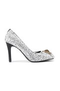 Kurt Geiger London szpilki Pimlico Court kolor srebrny 5390813609