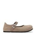 Semišové baleríny Birkenstock Mantova béžová farba, 1030432