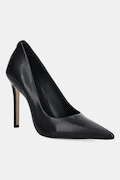 Δερμάτινες γόβες MICHAEL Michael Kors Elyse High Pump χρώμα: μαύρο, 40R6EYHP1L.001