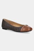 Μπαλαρίνες MICHAEL Michael Kors Mandy Flat χρώμα: καφέ, 40F5MAFP1L.200